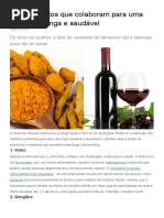 Seis Alimentos Que Colaboram Para Uma Vida Mais Longa e Saudável