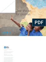 Pollution de l'air et mortalité des enfants - Rapport du 30 octobre 2016 de l'Unicef