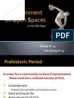 Entertainment Open Spaces: Group #: 4