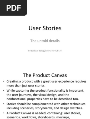 User Stories