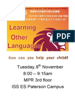 Learning Languages Flyer Nov 2016