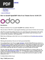 Download The Open Sourcerer  How to Install OpenERP Odoo 8 on Ubuntu Server 1404 LTS by Cesar Diaz SN329501326 doc pdf