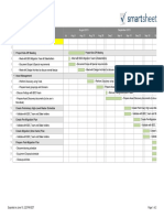 Basic Project Plan SmartSheet Sample