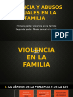 Violencia y Abusos Sexuales en La Familia