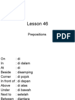 Lesson Prepositions