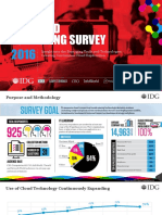IDG 2016 Cloud Computing Survey