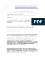 Errores cálculo retribuciones sentencia Corte