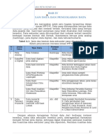 Bab IV Pengumpulan Dan Pengolahan Data