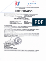 Certificación Alb 831