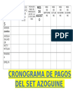 Cronograma de Pagos Gorgoritos