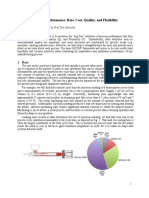 Measuring Process Performance: Rate, Cost, Quality, and Flexibility