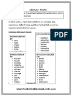 Abstract Nouns