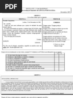 7º teste LP/ Texto utilitário