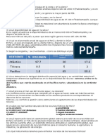 Cuestionario de Geografia Examen