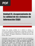 Unidad III-Aseguramiento de La Calidad