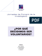 ¿Por Qué Decidimos Ser Voluntarios