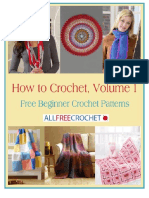 How To Crochet Volume 1 Free Beginner Crochet Patterns PDF