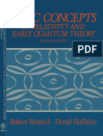 Basic Concepts in Relativity and Early Quantum Theory (Resnick Halliday)