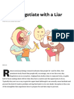 How To Negotiate With A Liar PDF