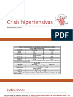 Crisis hipertensivas: diagnóstico y tratamiento