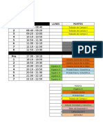 Horario Materias 3er Año