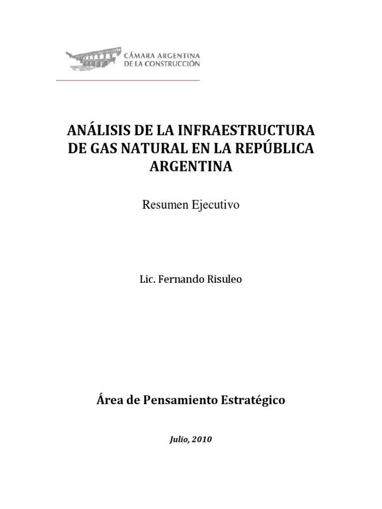 Análisis Del Gas Natural en Argentina. | PDF