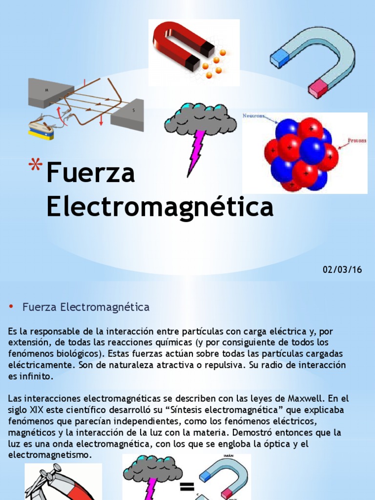 Fuerza Electromagnética PDF