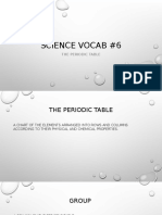 Science Vocab 6