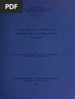 McNeish, Patterson y Browman. The Central Peruvian Interaction Sphere