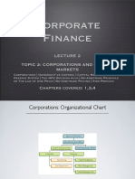 BCOR 2000 Corporate Finance Lecture 2
