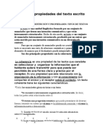 Concepto y Propiedades Del Texto Escrito