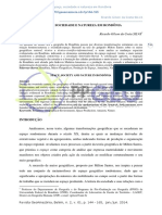 Espaço, Sociedade e Natureza Em Rondônia