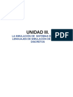 La Simulación de Sistemas Discretos: Lenguajes de Simulación de Sistemas Discretos