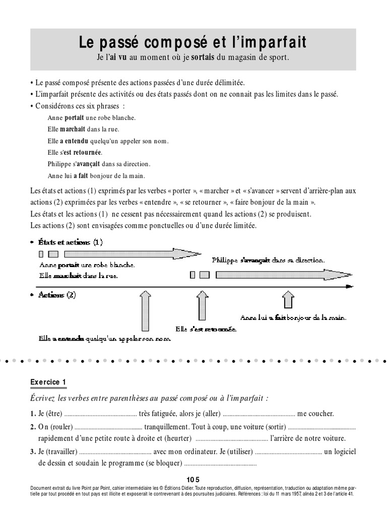 Le passé composé et l'imparfait.pdf