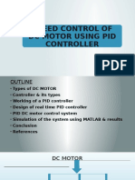 Speed Control of DC Motor Using Pid Controller
