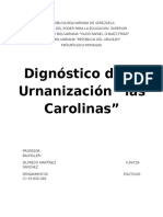 Diagnóstico de La Comunidad Las Carolinas