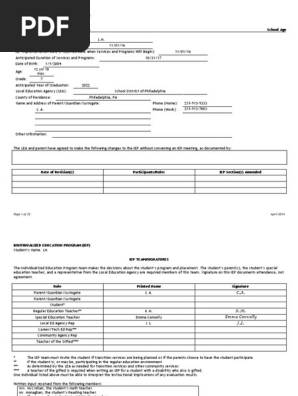 iep assignment