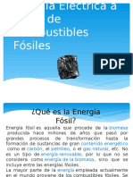 Energía Eléctrica A Partir de Combustibles Fósiles