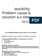 LTE Accessibility Problem Cause Solution a-z Step