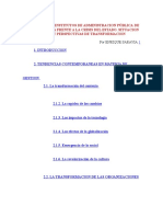 Las Escuelas e Institutos de Administracion Pública