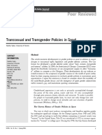Sykes, Transsexual and Transgender Policies in Sport