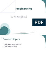 Software Engineering Revisited: Vu Thi Huong Giang