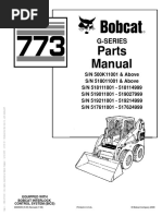 PDF Bobcat t190 Parts Manual Sn 527711001 and Above Sn 527811001 and Above