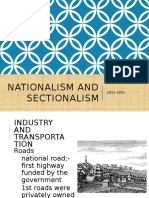 Nationalism and Sectionalism