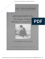 Afghanistan The Legacy of Human Suffering in A Forgotten War A