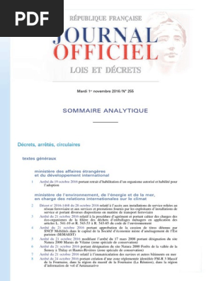 Legifrance Jorf 1 Noembre 2016compressed Gare Ferroviaire