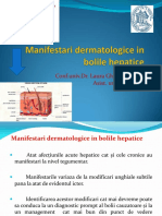 Manifestari Dermatologice in Bolile Hepatice