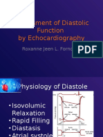 Assessment of Diastolic Function 