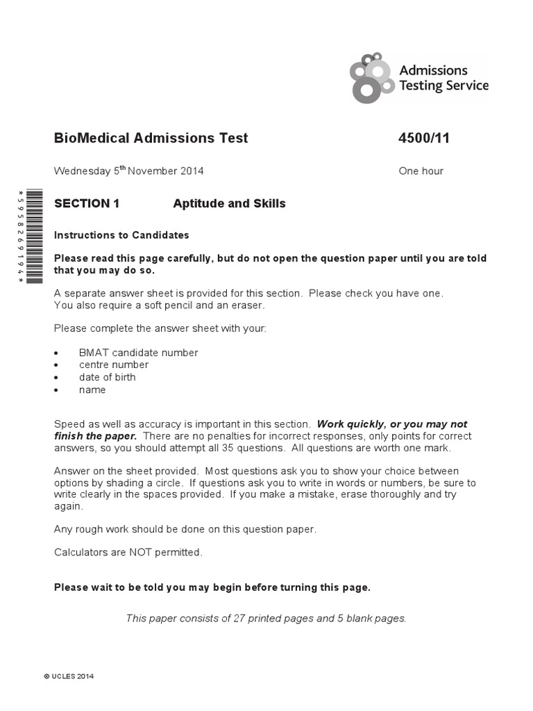 Bmat essay scoring image