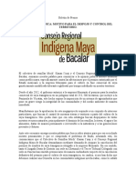 Soya Transgénica: Motivo para El Despojo y El Control de Nuestro Territorio